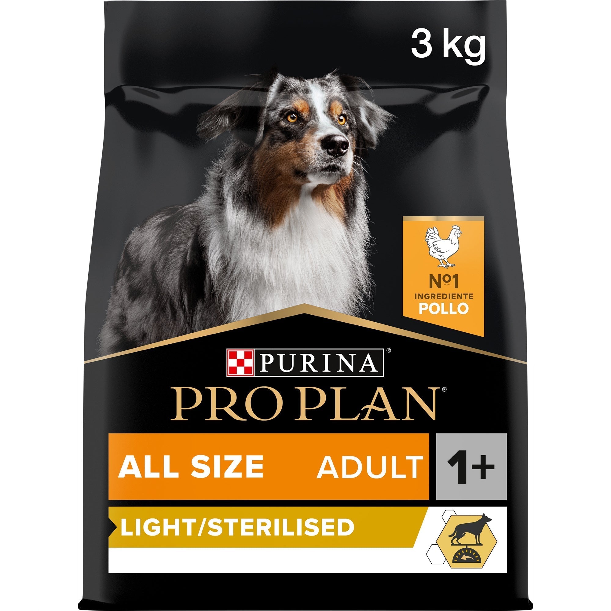 Purina Pro Plan All Size Adult Light/ Sterilised Optiweight 3kg