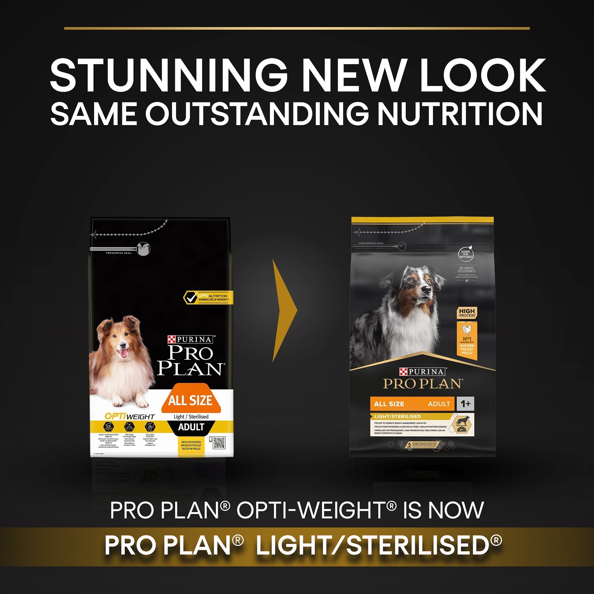 Purina Pro Plan All Size Adult Light/ Sterilised Optiweight 3kg