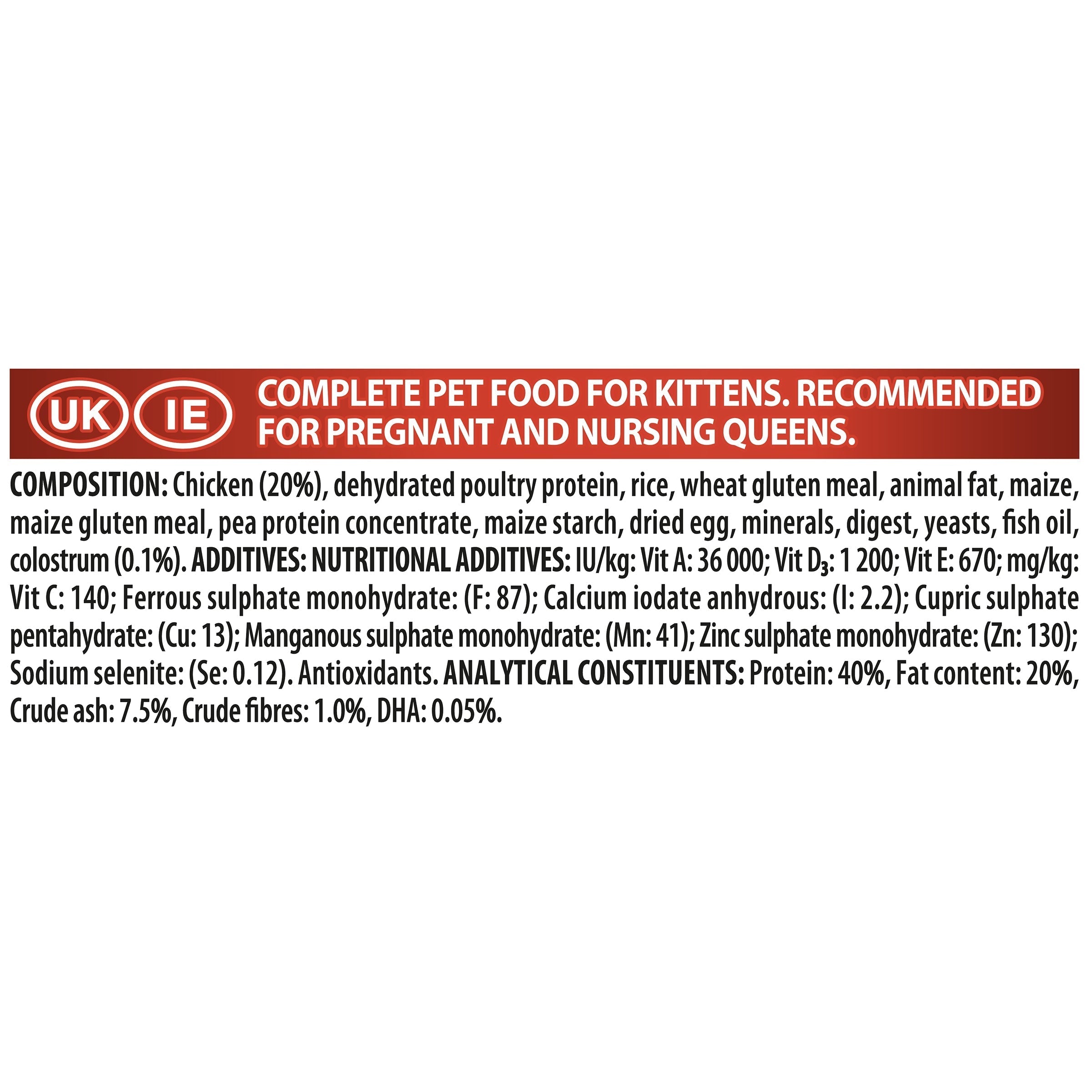Purina Pro Plan OptiStart Original Kitten Poulet 1.5kg