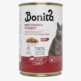 Bonita 400 gram Beef  chunks in gravy