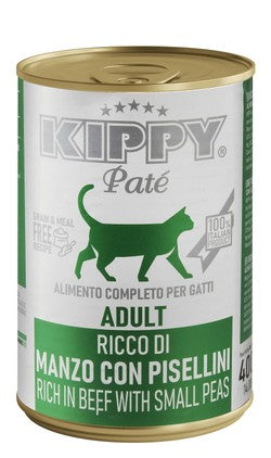 Kippy cat Manzo con Pisellini 400g