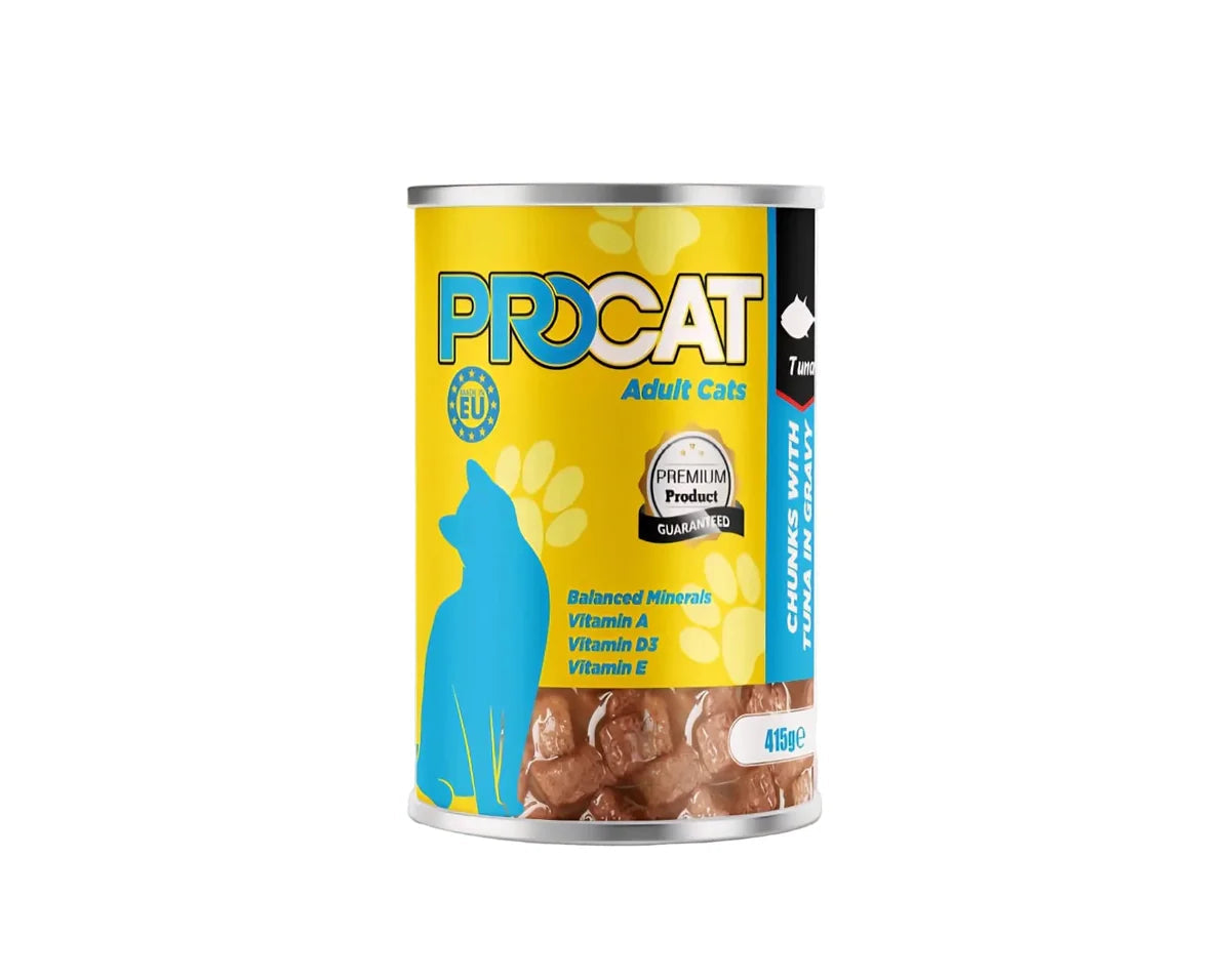 Cans Pro Cat Tuna Pieces 415g