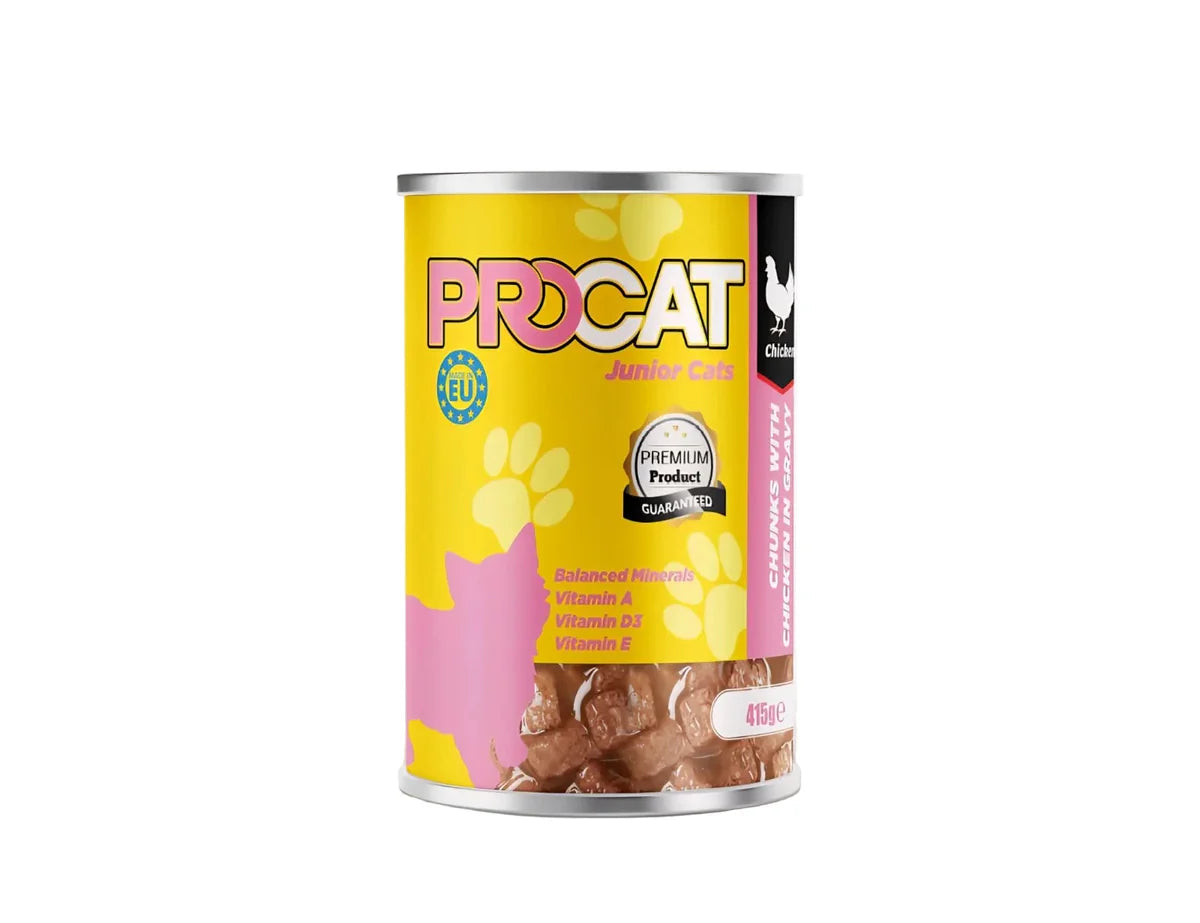 Cans Pro Cat Kitten Pieces 415g