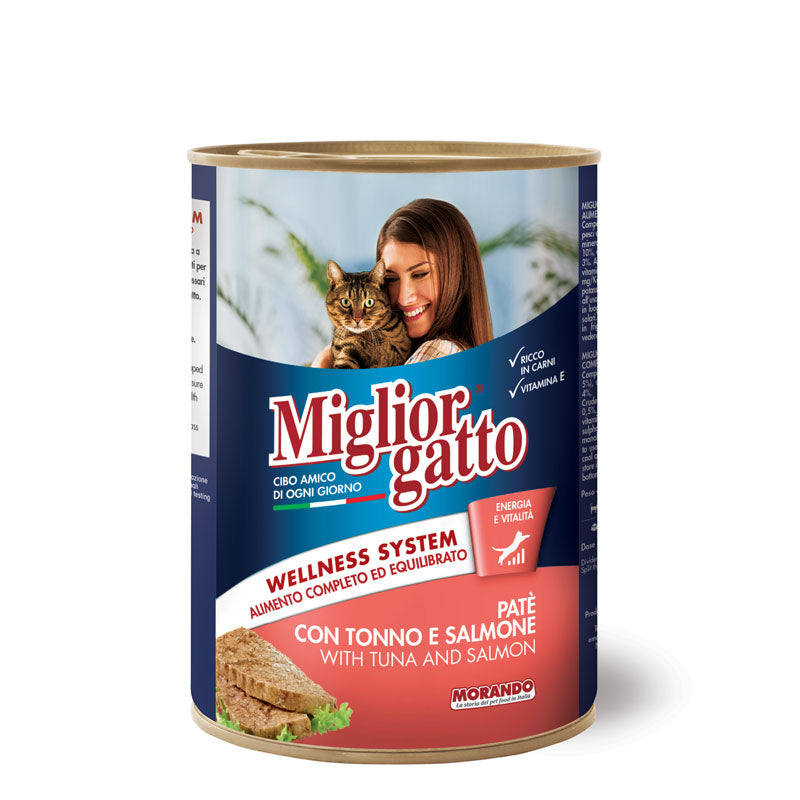 Miglior wet food for cats salmon 400g
