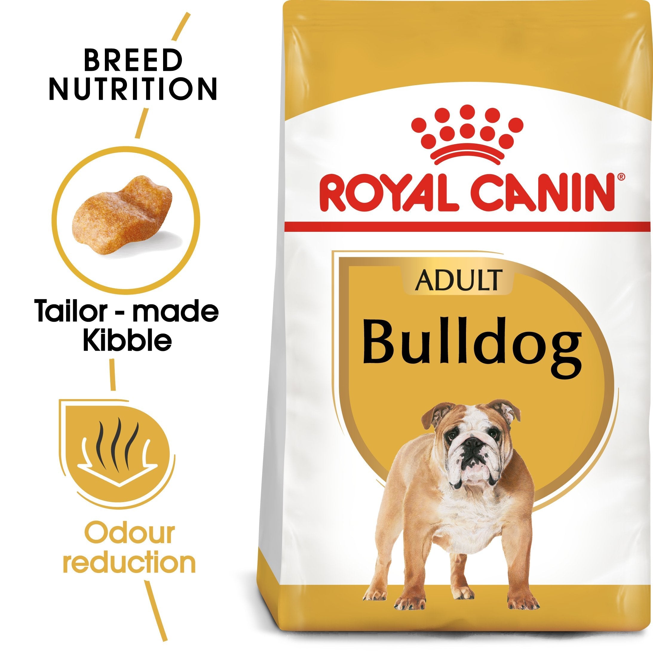 Dog BHN Bulldog Dry Kibble 3KG