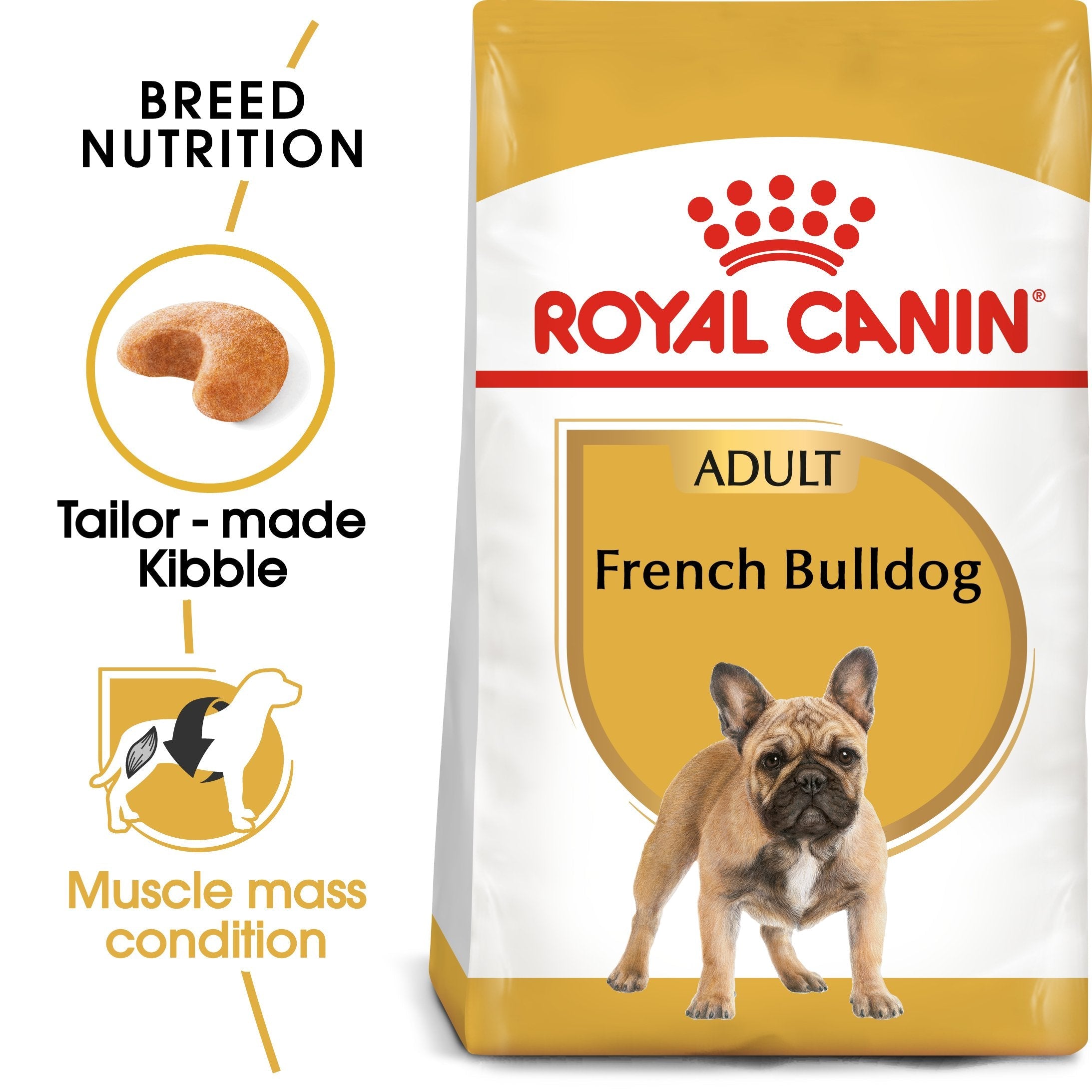 Dog BHN French Bulldog Dry Kibble 3KG