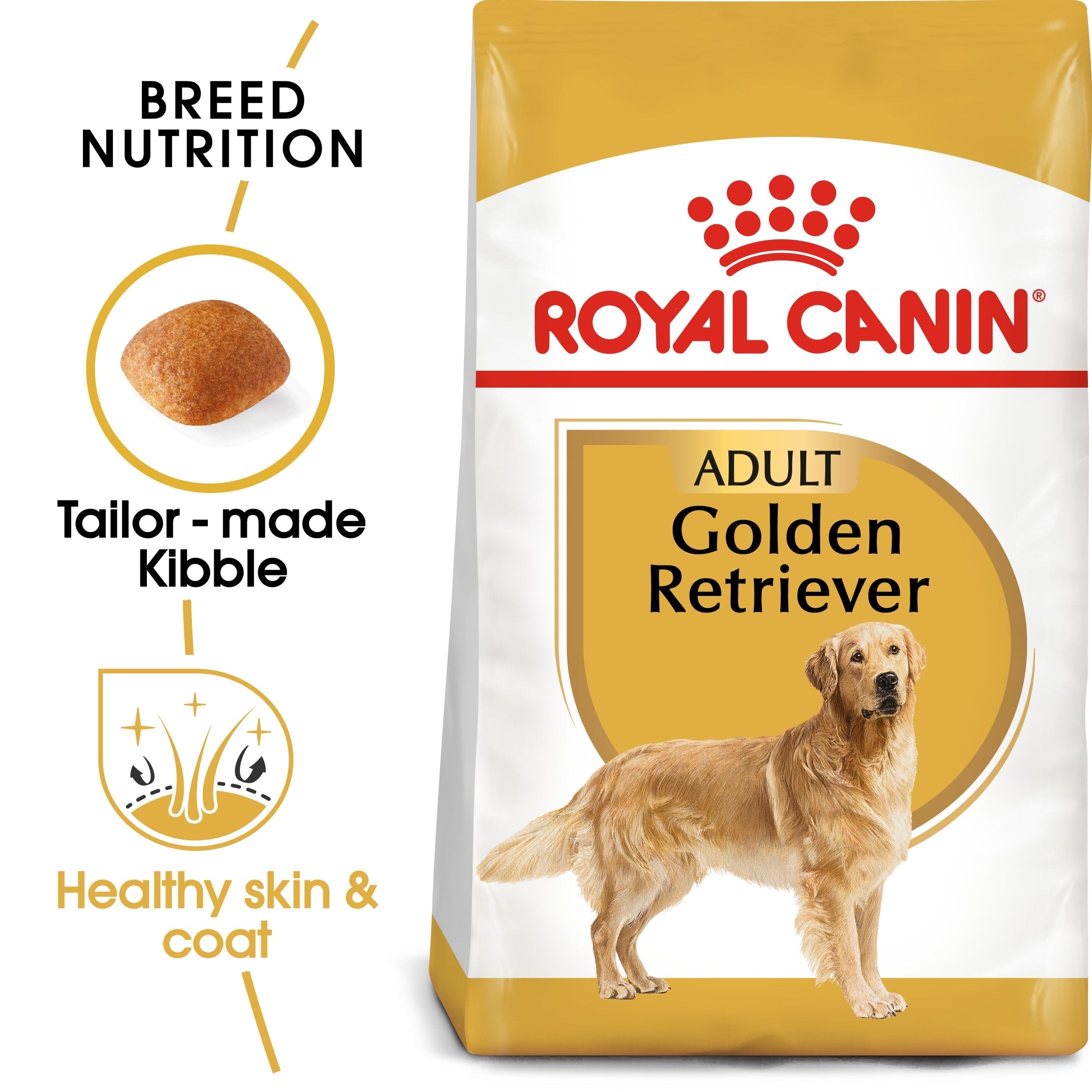 Dog BHN Golden Retriever Dry Kibble 3KG