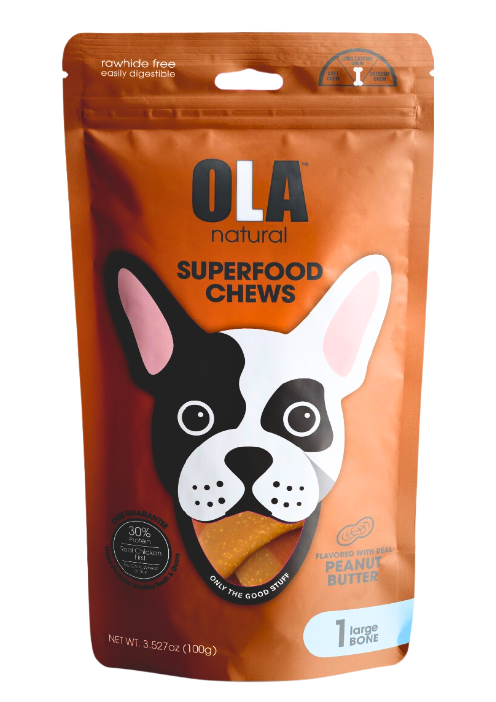 Oral Peanut Butter Bone 100g Bone Large