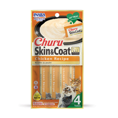 INABA CHURU CATS SKIN&COAT CHICKEN RECIPE