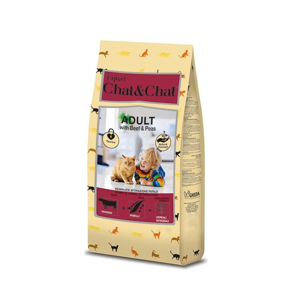 Chat & Chat Cat Adult Beef 2Kg