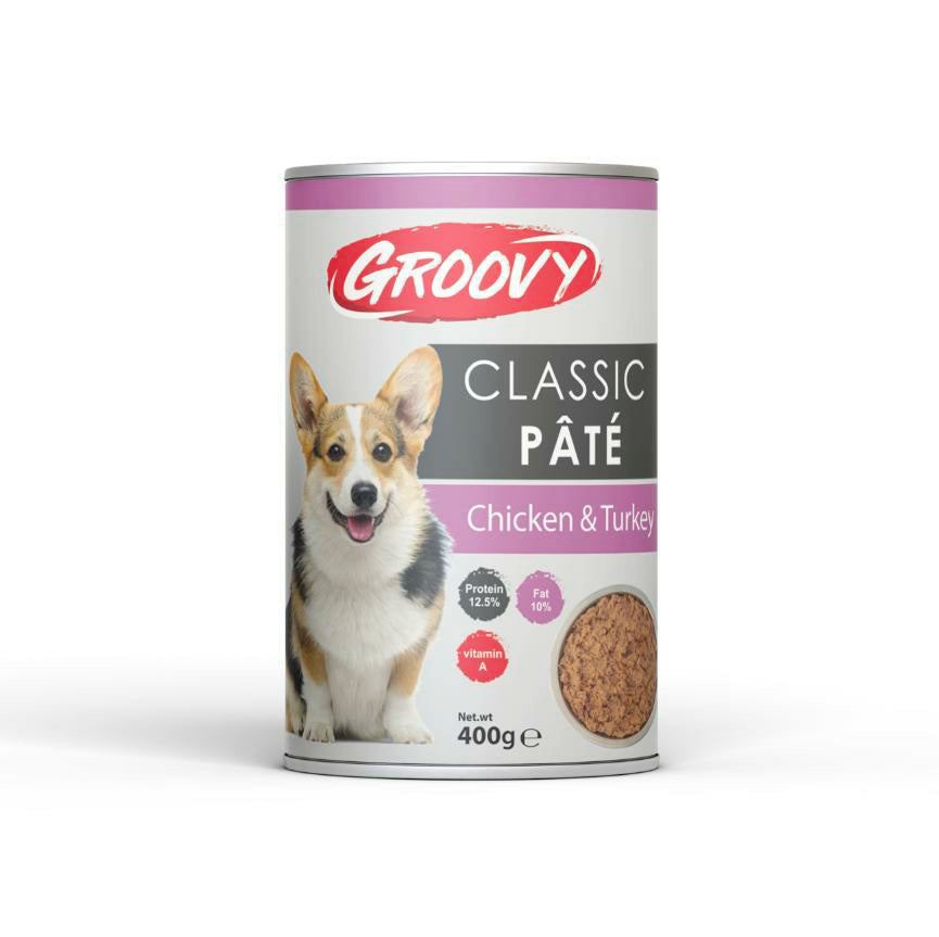 Cans Groovy Dog Poultry  400g