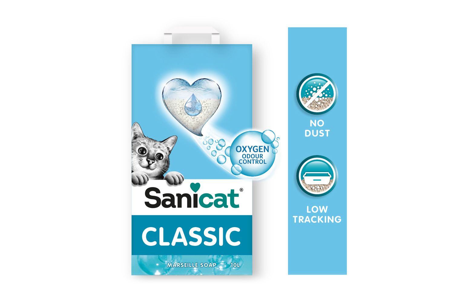 SANI CAT Classic NON Clumping Marseille Soap - 10 L