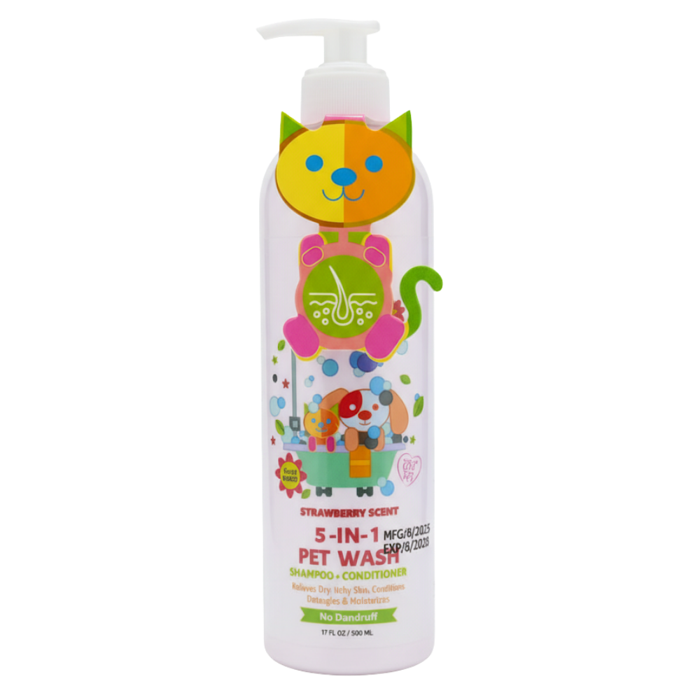 Anti Dandruff Shampoo 5 in 1 Strawberry 500ml