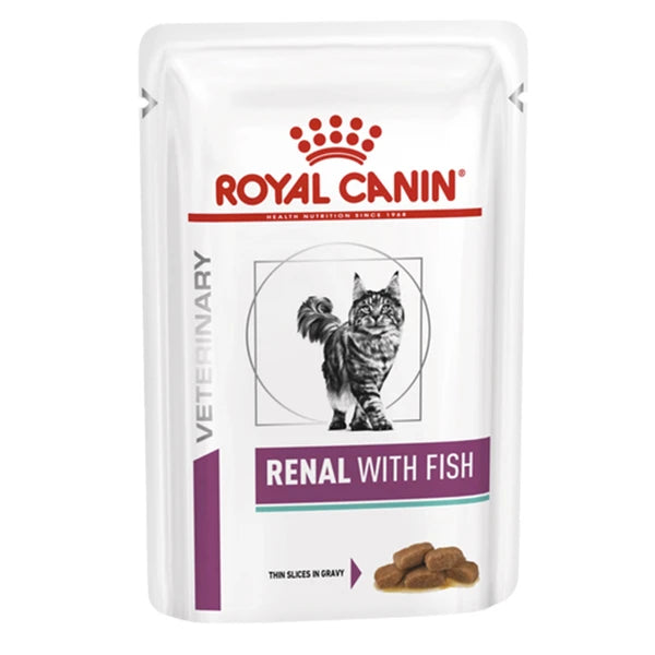 Cat VHN RENAL FISH CIG POUCH WET CIG 85g